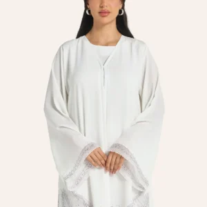 White Summer Abaya